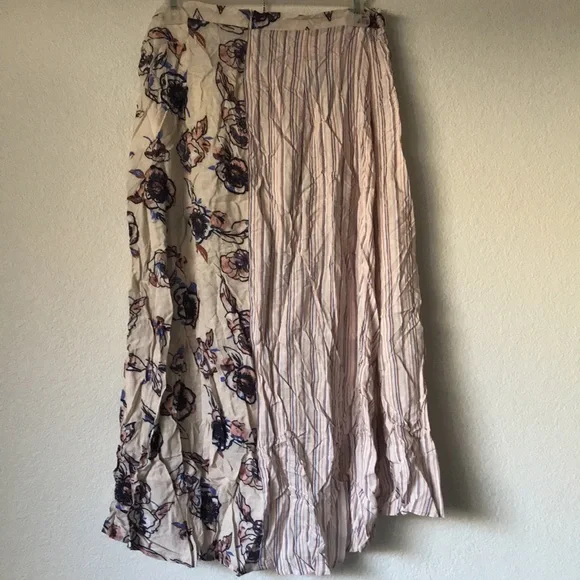 ❌donated❌Floral faux wrap and striped skirt - Picture 7 of 11